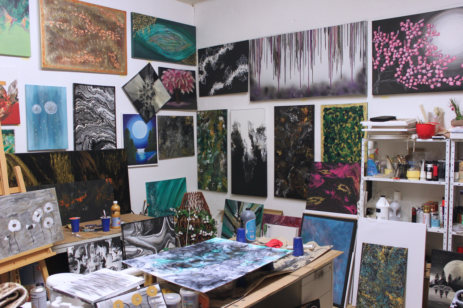 Hier entstehen meine Bilder